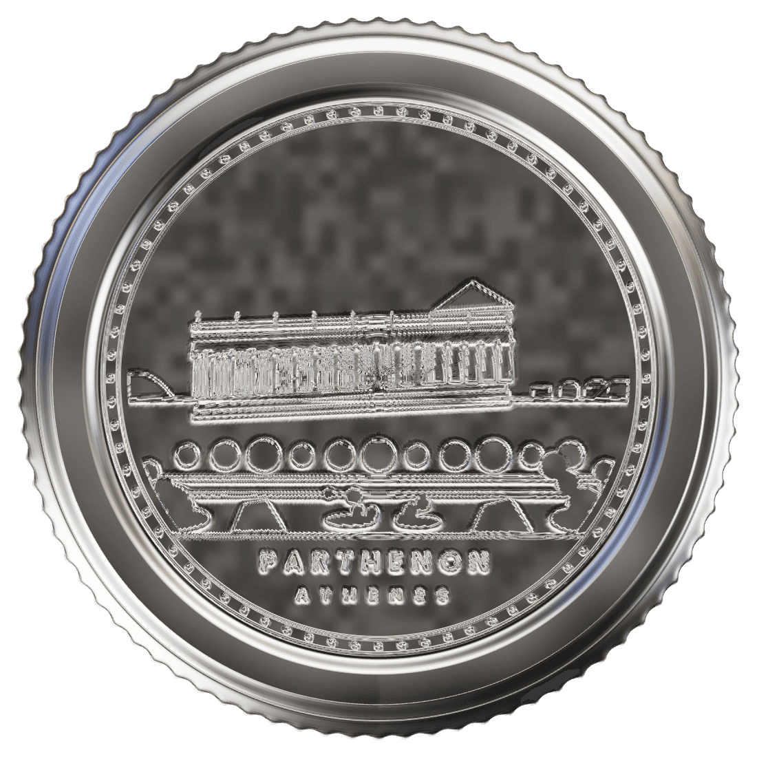 Parthénon monument coin