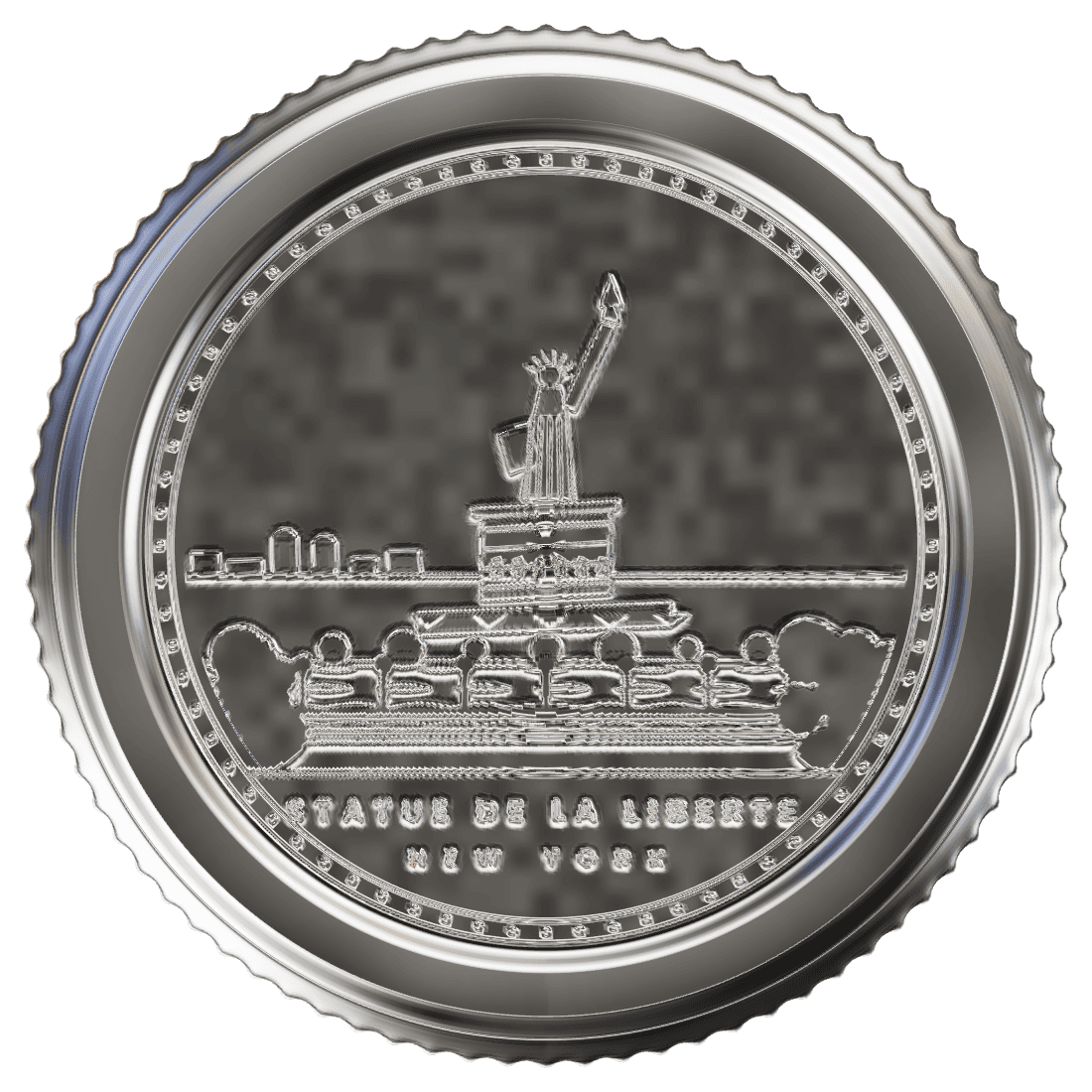 Statue de la Liberté monument coin