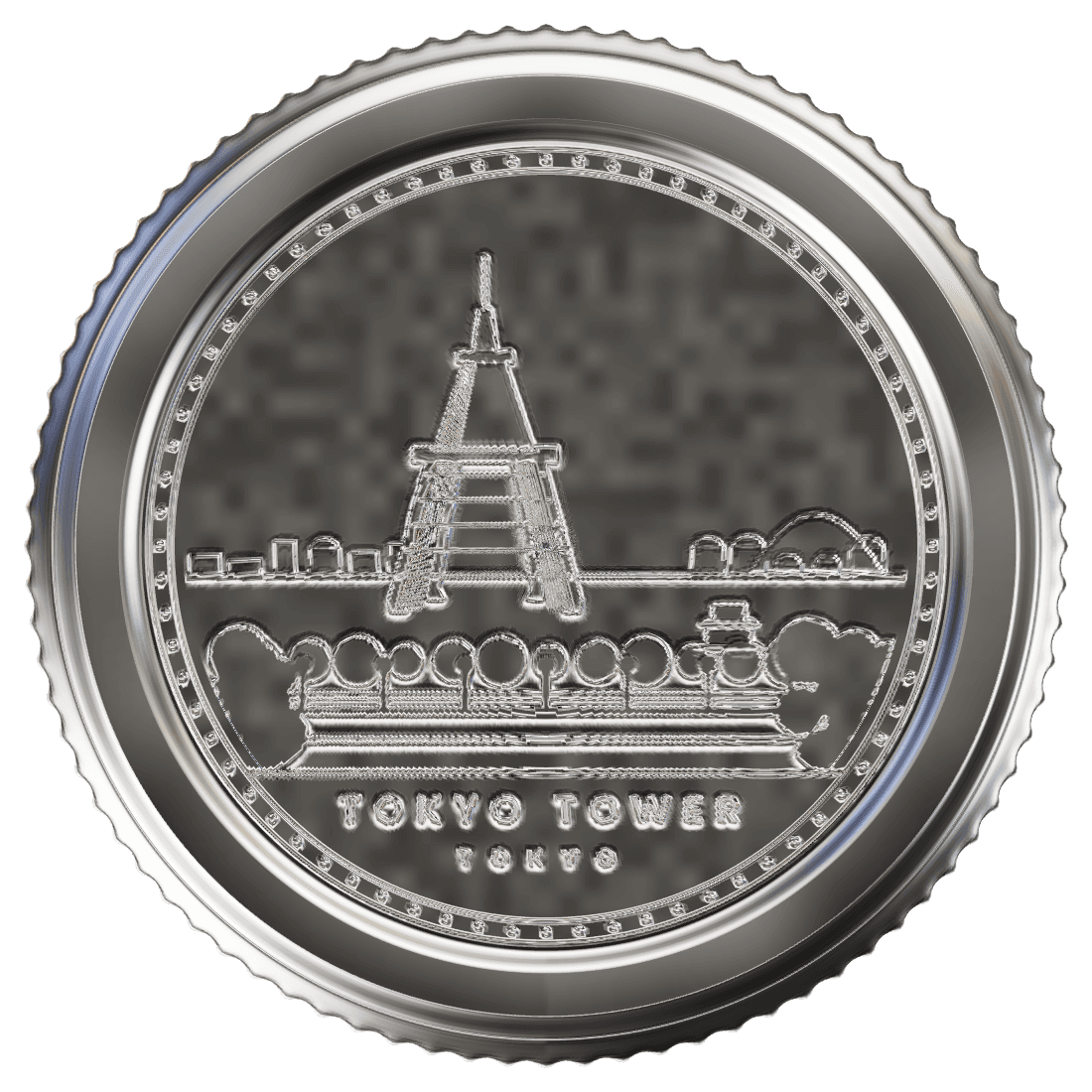 Tokyo Tower monument coin