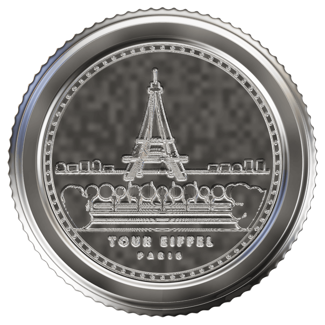 Tour Eiffel monument coin