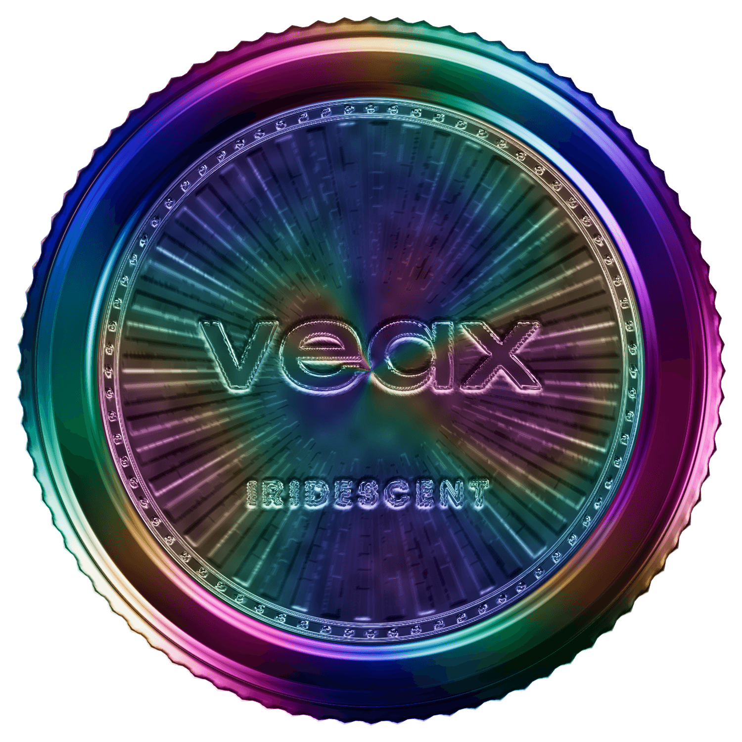 VEAX Iridescent coin